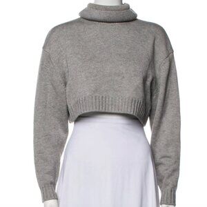 Ronny Kobo Turtleneck Cropped Sweater